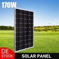 170W Solarpanel Solarmodul 12V/18V 170Watt Monokristallin für 12V Solarpanel-Kit