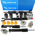 4x SACHS Stoßdämpfer + Service-Kit + Domlager Vorne Hinten für BMW 5 GRAN