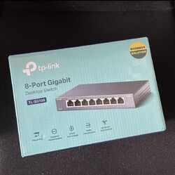TP-Link TL-SG108 8-Port 10/100/1000Mbit/s Desktop Switch
