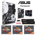 PC Aufrüstkit Bundle mit AMD Ryzen der 5. Gen mit ASUS Prime B550 Mainboard DDR4