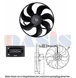 AKS DASIS Lüfter, Motorkühlung  u.a. für AUDI, SEAT, SKODA, VWDie Nr.1* für Autoteile: Top-Preis-Leistungs-Verhältnis
