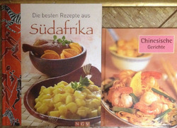 Die besten Rezepte aus Südafrika + Chinesische Gerichte - 2 gebundene Bücher