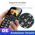 Artfone Seniorenhandy ohne Vertrag | Dual SIM | Rentner Handy | SOS große Tasten