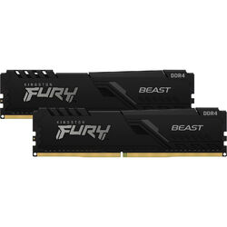 Kingston FURY Arbeitsspeicher DIMM 16 GB DDR4-2666 (2x 8 GB) Dual-KitKF426C16BBK2/16, Beast