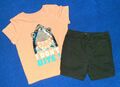 🌞 tolles Set T-Shirt + kurze Hose/Short, Gr. 104, Junge, C&A, NEXT, wie NEU! 🌞