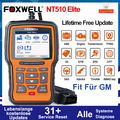 2024 Foxwell NT510 Für GM Pro Profi KFZ Diagnosegerät Auto OBD2 Scanner EPB DPF