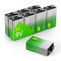 GP Super Alkaline 9V Blockbatterie Longlife, 6LR61, 9Volt (8 Stück, mit neuer G-