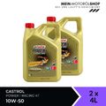 Castrol Power 1 Racing 4T 10W-50 Motorradöl JASO MA2 API SN 2x4 Liter = 8 Liter