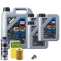 Motoröl 5W30 LIQUI MOLY Top Tec 4600 8L+MANN Ölfilter+Spülung+Ölablassschraube