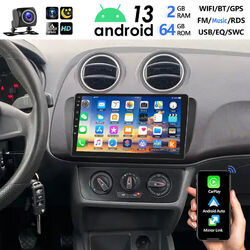 9" 64G Android13 Autoradio Carplay GPS Navi RDS Kam Für Seat Ibiza IV 6J 2009-13