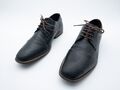 bugatti Herren Businessschuh Halbschuh Schnürschuh schwarz Gr 42 EU Art 18475-98