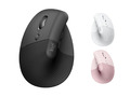 Logitech Lift Vertikale Ergonomisch Maus Wireless Schwarz Rosa Weiß