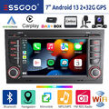 Autoradio DAB+ Carplay Android 13 GPS RDS MIK Kamera Für Audi A4 S4 RS4 B6 B7 B8