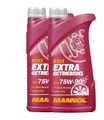 2x1 Liter MANNOL Extra Getriebeöl 75W-90 API GL 4 GL 5 LS Limited Slip 75W90