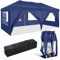 3x3-3x6m Faltpavillon Pavillon UV Gartenzelt Partyzelt Stabil Faltbar Wasserdich