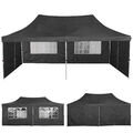 3x6m/3x3m Wasserdicht Faltpavillon Partyzelt Gartenzelt Pavillon Pop-up Festzelt