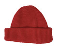 SURE Damen Mütze Strick Beanie Casual Basic Winter rot Kopfbedeckung