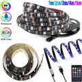 5V LED Stripes Streifen RGB Lichtband USB Backlight TV Hintergrund-Beleuchtung