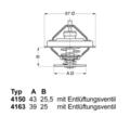 BorgWarner (Wahler) Thermostat Kühlmittel mit Dichtung 83°C 4150.83D50