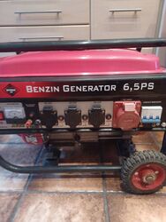 BENZIN-GENERATOR 6,5 PS