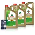 3x 5 L = 15 LITER CASTROL EDGE 5W-30 LL MOTOR-ÖL 31791698