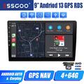 9 Zoll Android 13 Auto Apple Carplay Autoradio 2 DIN GPS NAV +Kam RDS Wifi 4+64G