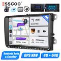 9" 4+64G Android 13 Carplay Autoradio GPS RDS Kam Für VW Golf 5 Touran Passat B6