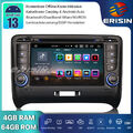 8-Kern Android 13 Autoradio GPS Navi CarPlay DTV SWC DVD USB DSP für AUDI TT MK2