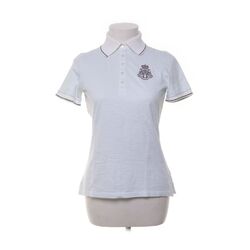 Bogner, Poloshirt, Größe: 36, Weiß/Blau, Baumwolle, Streifen, Damen #lU2