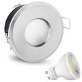 LED Einbaustrahler IP65 rund 230V neutralweiß 6W  - Ideal für Bad, Küche, außen