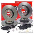 BREMBO BREMSSCHEIBEN +BELÄGE VORNE+HINTEN FÜR AUDI A3 8V SEAT ATECA KH VW GOLF 7