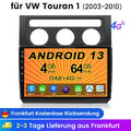 Für VW Touran 1T1 1T2 1T3 2003-2010 Android13 Autoradio GPS Nav Carplay 4+64G BT