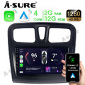 DAB+ GPS NAVI Android 13 Autoradio FM Für Renault Dacia Sandero 2 B52 2012-2019