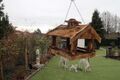 XXL Vogelhaus  Futterhaus Vogelhausständer Holz Vogelhäuser Vogelhäuschen Villa