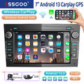 32G Android 13 Autoradio Carplay GPS DVR +Kam Für Opel Corsa C D Zafira B Vectra