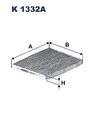 FILTRON (K 1332A) Innenraumfilter, Pollenfilter, Mikrofilter für HYUNDAI KIA