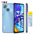 2024 Neu Smartphone Handy Android 14 6,5" Ohne Vertrag 8Core 2*SIM 128GB Face ID