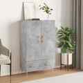 Highboard Sideboard Kommode Schrank Anrichte Grau Sonoma Holzwerkstoff vidaXL