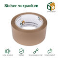 PP28 Klebeband braun leise abrollend Packband Paketband Kleberollen klebstark