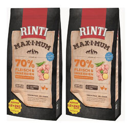 Rinti Max-i-Mum Huhn 2 x 12+2 kg - AKTION - getreidefreies Hundefutter