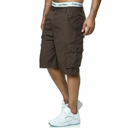 Herren Shorts Bermuda Cargo Pants Vintage Casual Sommer Capri Kurze Hose 2024