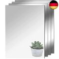 HD Klebespiegel Spiegel 4pcs Kein Glasspiegel Spiegelfliesen A4 Selbstklebend