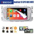 Für Ford Focus MK2 Mondeo S C-max 2+32G Carplay Android 13 Autoradio GPS RDS BT