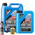 Motoröl 5W30 LIQUI MOLY Longtime High Tech 6L+BOSCH Ölfilter +Ölschlammspülung