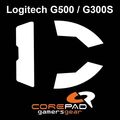 Corepad Skatez Logitech G300 G300S Ersatz Mausfüße Hyperglides PTFE Teflon