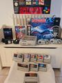 SNES Supernintendo PAL mit OVP 2 Controller 9 Spiele   Moin und schon mal schön,