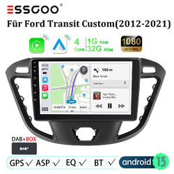 Android13 Autoradio DAB für Ford Transit Custom 2012-2021 GPS NAVI Carplay 1+32G