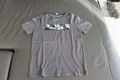 *BOSS Hugo*Kurzarm T-Shirt Gr. 14Y./S 158/164 mit Logo Druck/Print Grau Slim Fit