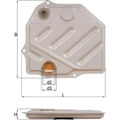 Knecht HX 46 Hydraulikfilter Automatikgetriebe für MERCEDES BENZ PORSCHE