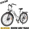 NEW E-Bike,27,5 Zoll Elektrofahrrad mit Bafang Motor 48V/15AH bis 120km 7 Gänge